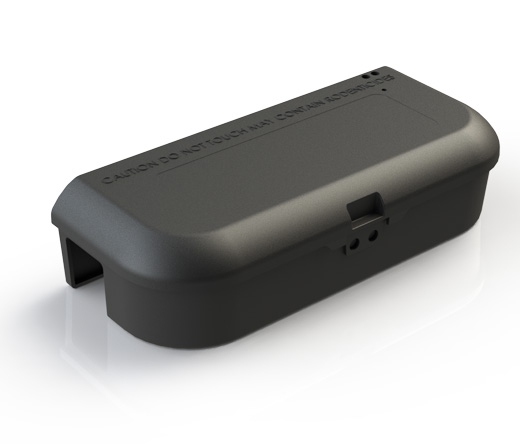 Mäuseköderstation SX  aus Polypropylen in schwarz