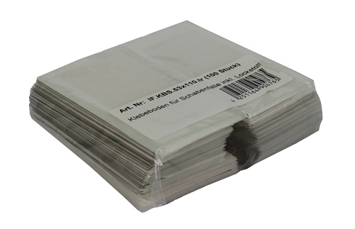 Klebeboden für Schabenfalle inkl. Lockstoff – 100 Stück transparent