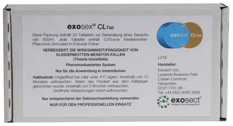 Insectrac® CLTab® (Exosex) gegen Kleidermotten