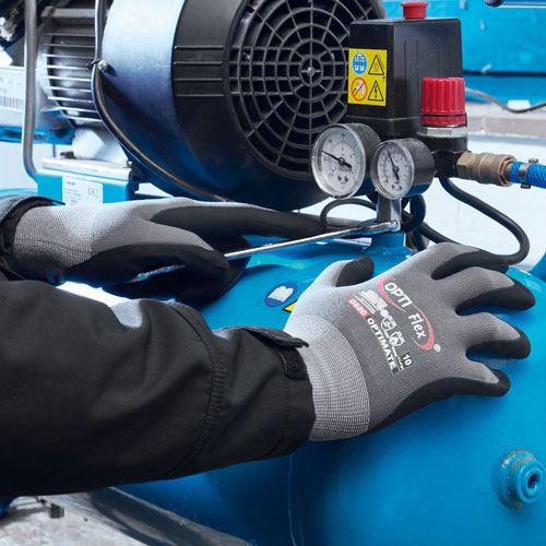 OPTIMATE OPTI FLEX® Feinstrickhandschuh – Größe L