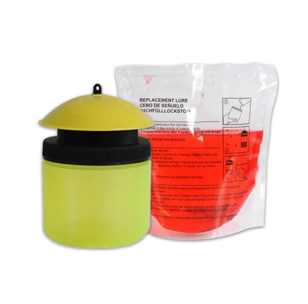 FINICON Fruchtfliegenfalle mit Lockstoff