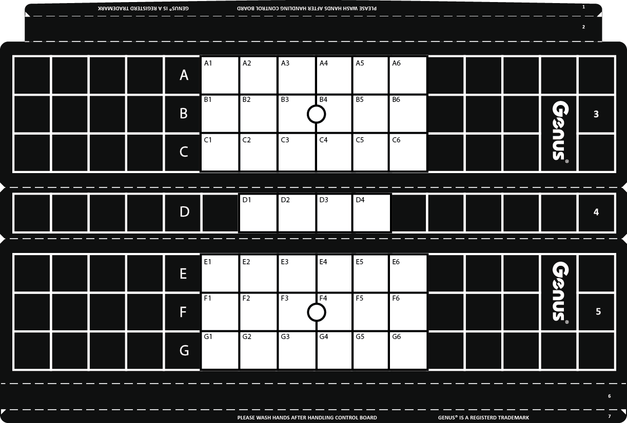 Genus Universal Klebefolie "Easy Count"
